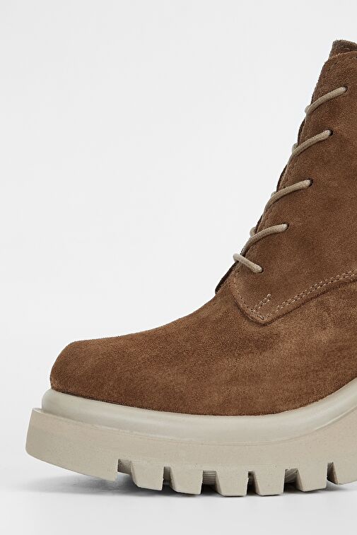 Valmenti Vega Kadın Tütün Süet Hakiki Deri Casual Bot - Görsel 5