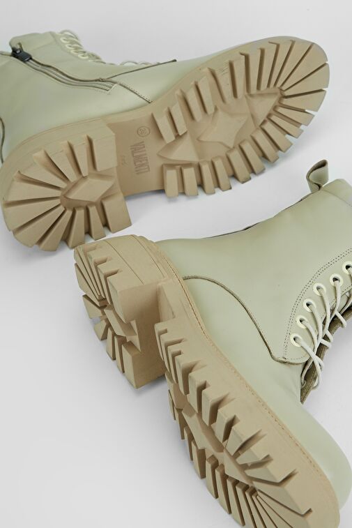 Valmenti Kadın Bej Hakiki Deri Casual Bot - Görsel 7