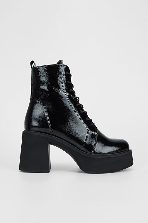 Valmenti Kadın SIYAH KRSK RGN Hakiki Deri Casual Bot - Görsel 2