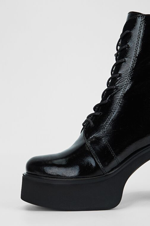 Valmenti Kadın SIYAH KRSK RGN Hakiki Deri Casual Bot - Görsel 5