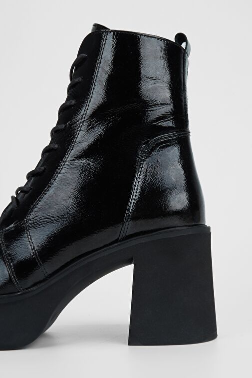 Valmenti Kadın SIYAH KRSK RGN Hakiki Deri Casual Bot - Görsel 6