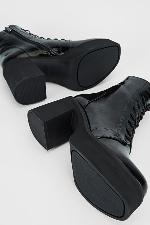 Valmenti Kadın SIYAH KRSK RGN Hakiki Deri Casual Bot - Görsel 7