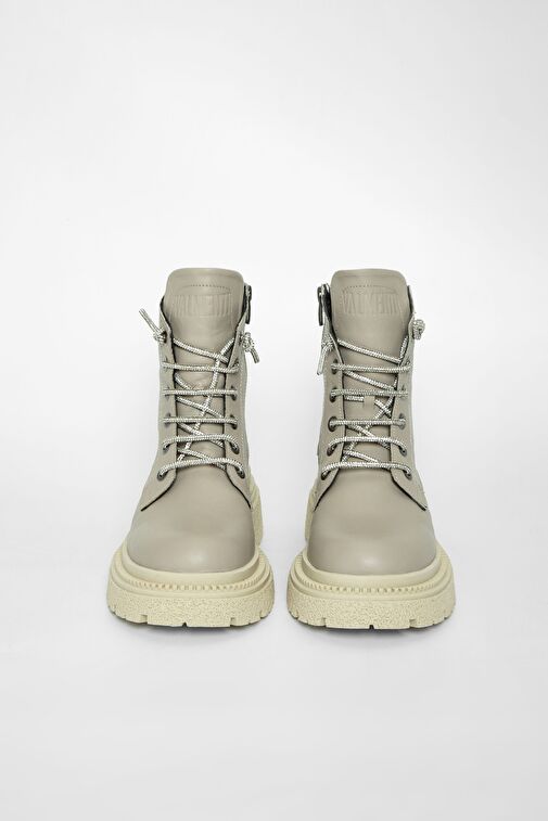 Valmenti Kadın Bej Hakiki Deri Casual Bot - Görsel 7