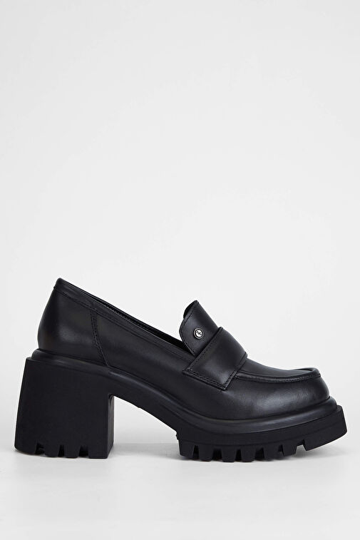 Tamer Tanca Siyah Kadın Deri Loafer 775 27725 BN AYK SK23/24 - Görsel 2