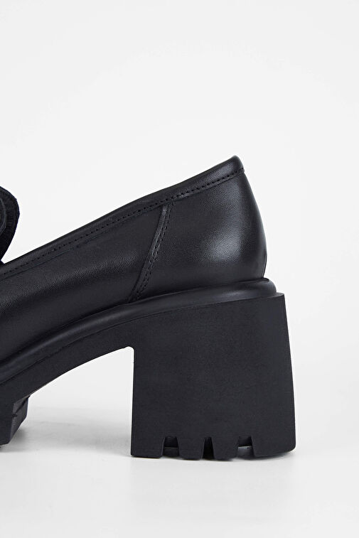 Tamer Tanca Siyah Kadın Deri Loafer 775 27725 BN AYK SK23/24 - Görsel 5