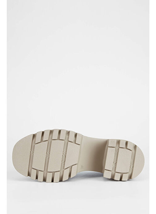 Tamer Tanca Kadın Hakiki Deri Bej Makosen Ayakkabı - Görsel 7