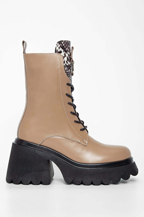 Tamer Tanca Kadın Hakiki Deri Vizon Casual Bot - Görsel 2