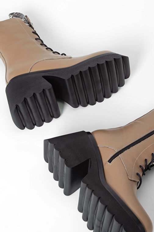 Tamer Tanca Kadın Hakiki Deri Vizon Casual Bot - Görsel 9