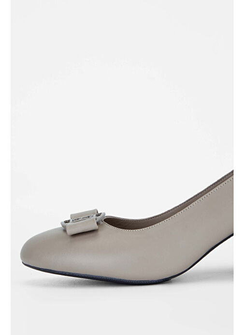 Tamer Tanca Kadın Hakiki Deri Vizon Topuklu Ayakkabı - Görsel 5