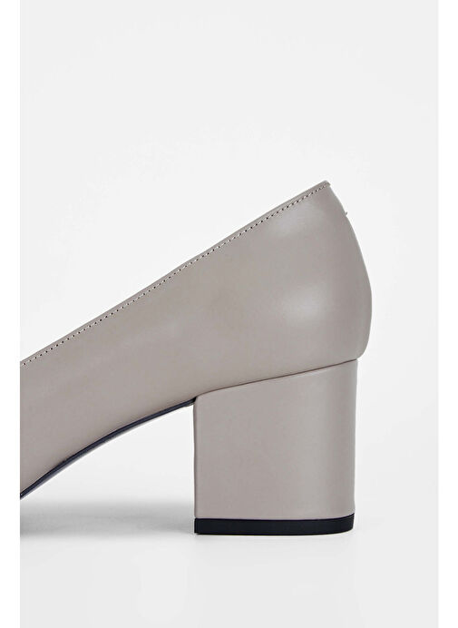 Tamer Tanca Kadın Hakiki Deri Vizon Topuklu Ayakkabı - Görsel 6