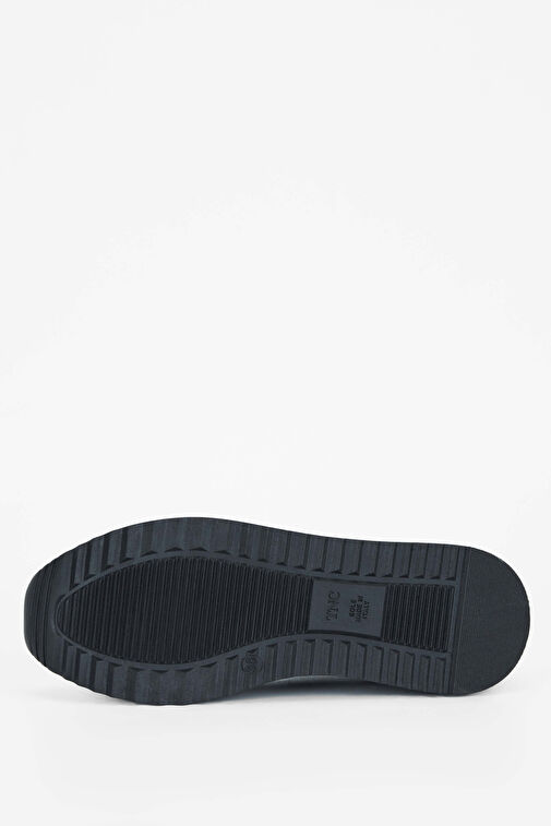 Tamer Tanca Kadın Hakiki Deri Siyah Deri Sneakers & Spor Ayakkabı - Görsel 6