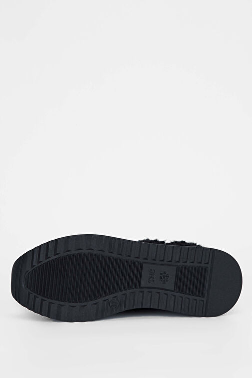 Tamer Tanca Kadın Hakiki Deri Siyah Süet Casual Bot - Görsel 8