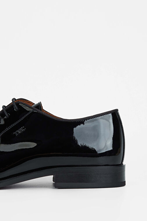 Tamer Tanca Erkek Hakiki Deri Siyah Klasik Ayakkabı - Görsel 5