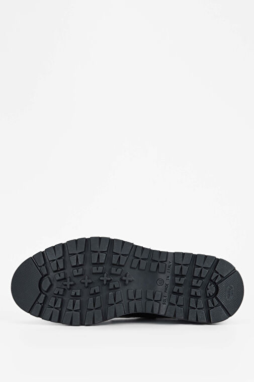 Tamer Tanca Siyah Erkek Deri Günlük Ayakkabı 818 2023 ERK AYK SK23/24 - Görsel 7