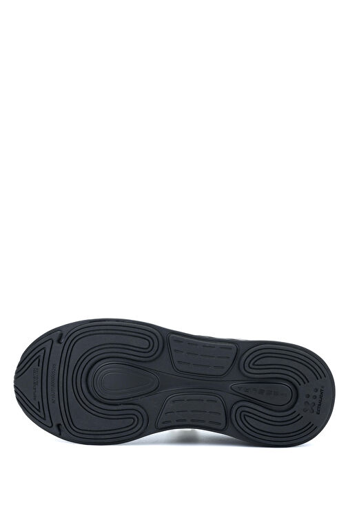 FESSURA Erkek Suni Deri Siyah Sneakers & Spor Ayakkabı - Görsel 4