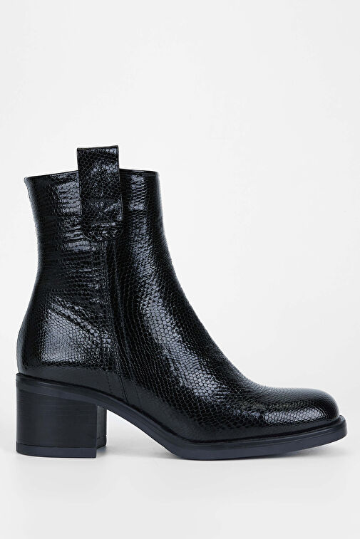 Tamer Tanca Kadın Hakiki Deri Siyah Casual Bot - Görsel 2