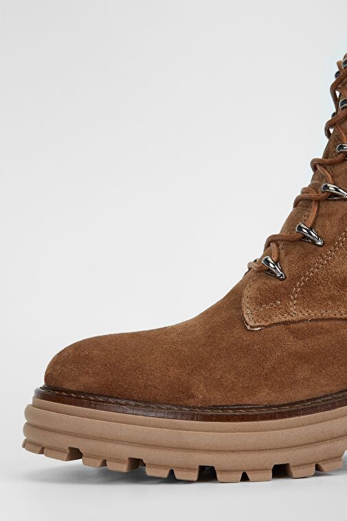 Valmenti Sirius Kadın Tütün Süet Hakiki Deri Casual Bot - Görsel 5