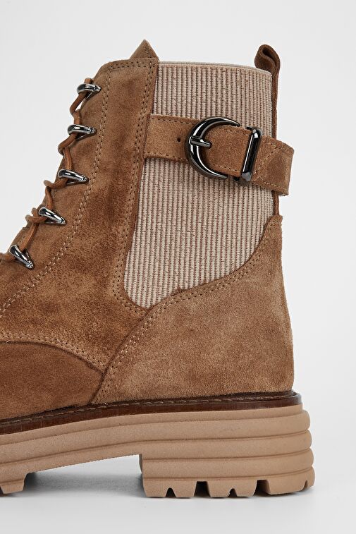 Valmenti Sirius Kadın Tütün Süet Hakiki Deri Casual Bot - Görsel 6