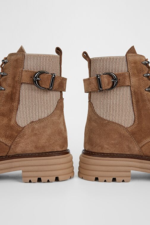 Valmenti Sirius Kadın Tütün Süet Hakiki Deri Casual Bot - Görsel 7