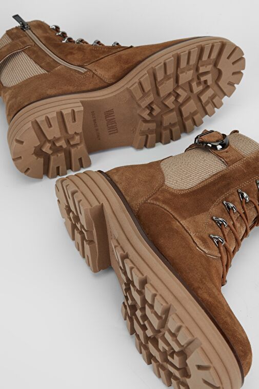 Valmenti Sirius Kadın Tütün Süet Hakiki Deri Casual Bot - Görsel 8