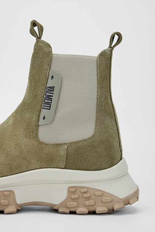 Valmenti Kadın Yeşil Süet Hakiki Deri Casual Bot - Görsel 5