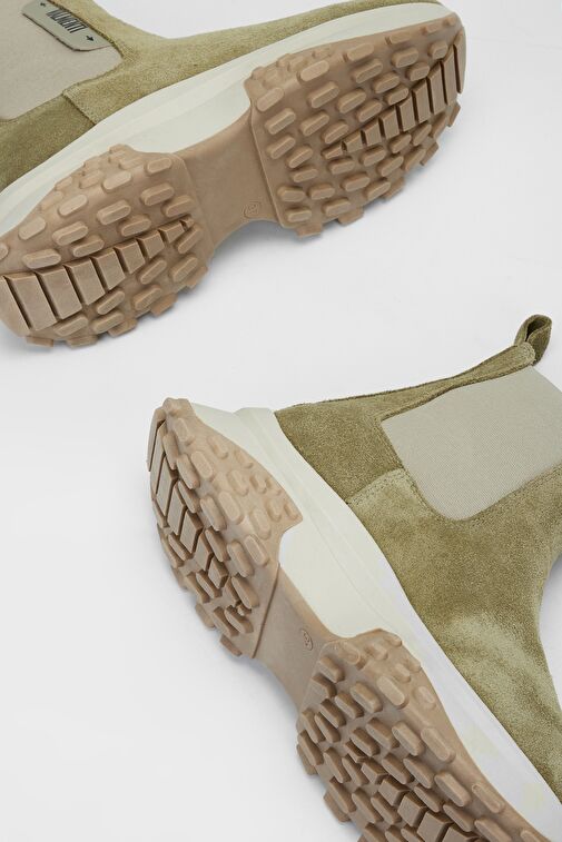 Valmenti Kadın Yeşil Süet Hakiki Deri Casual Bot - Görsel 8