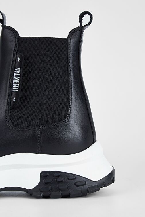 Valmenti Kadın Siyah Hakiki Deri Casual Bot - Görsel 6