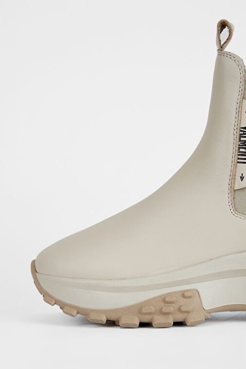 Valmenti Kadın Bej Hakiki Deri Casual Bot - Görsel 5