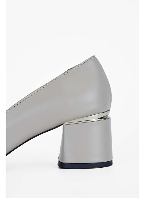 Tamer Tanca Kadın Hakiki Deri Vizon Topuklu Ayakkabı - Görsel 5