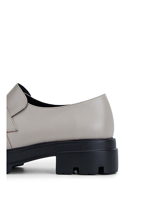 Tamer Tanca Kadın Hakiki Deri Vizon Loafer Ayakkabı - Görsel 6