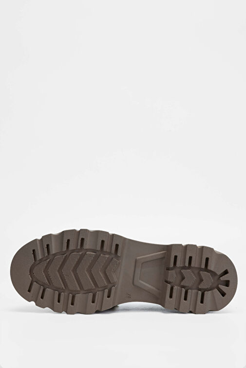 Tamer Tanca Kadın Suni Deri Vizon Loafer Ayakkabı - Görsel 8