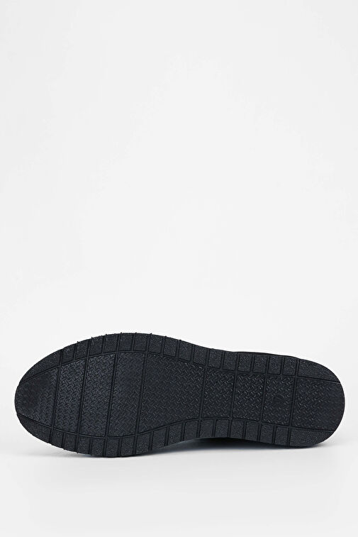 Tamer Tanca Kadın Hakiki Deri Siyah Nubuk Casual Ayakkabı - Görsel 8