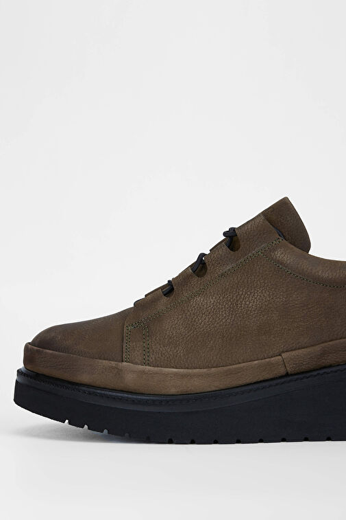 Tamer Tanca Siyah Kadın Nubuk Günlük Ayakkabı 824 1054 BN AYK SK23/24 - Görsel 4