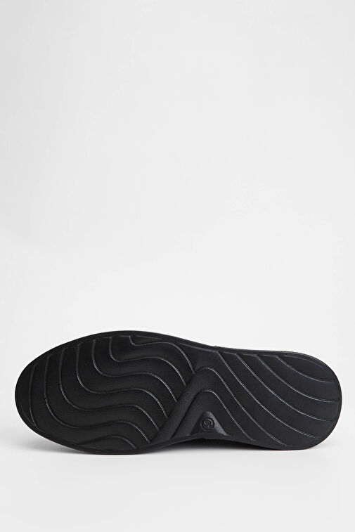 Tamer Tanca Kadın Hakiki Deri Siyah Casual Bot - Görsel 6