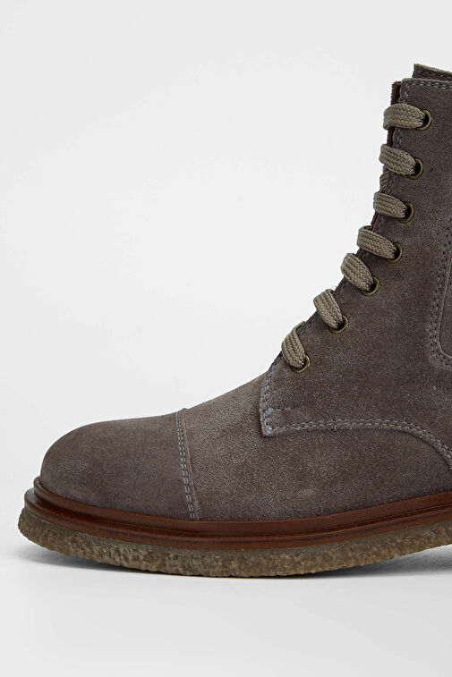 Tamer Tanca Kadın Hakiki Deri Vizon Casual Bot - Görsel 5