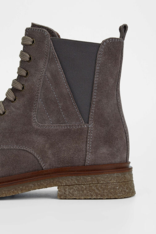 Tamer Tanca Kadın Hakiki Deri Vizon Casual Bot - Görsel 6