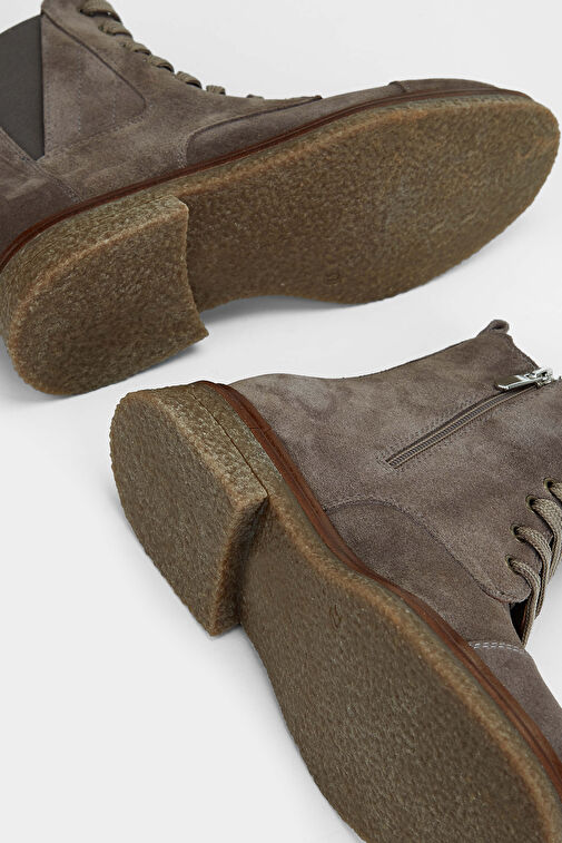 Tamer Tanca Kadın Hakiki Deri Vizon Casual Bot - Görsel 8