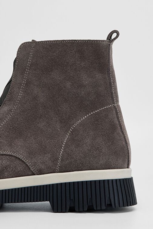 Valmenti Kadın Vizon Süet Hakiki Deri Casual Bot - Görsel 5