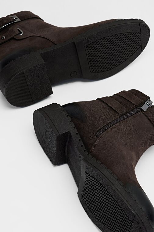 Valmenti Kadın Kahve nbk Hakiki Deri Casual Bot - Görsel 8