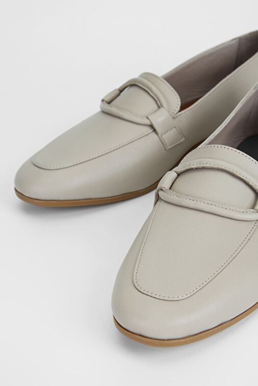 Valmenti Kadın Taş dr Hakiki Deri Loafer Ayakkabı - Görsel 4