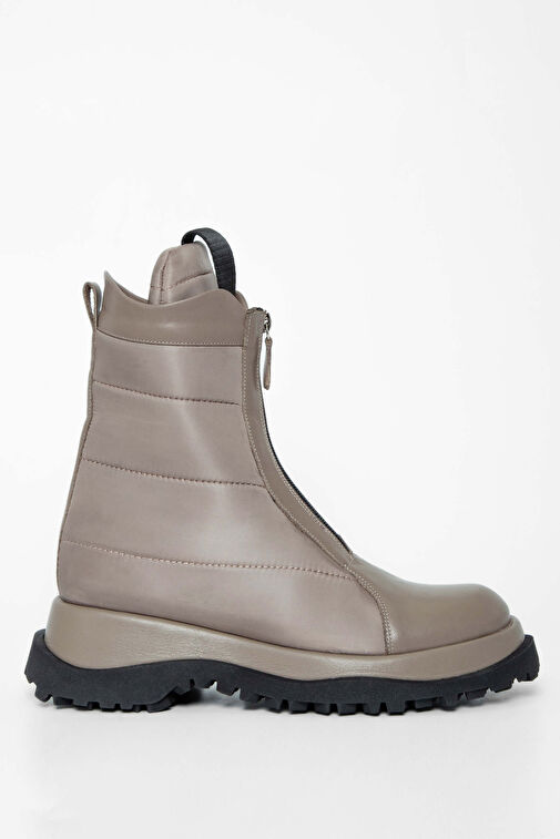 Tamer Tanca Kadın Hakiki Deri Vizon Casual Bot - Görsel 2