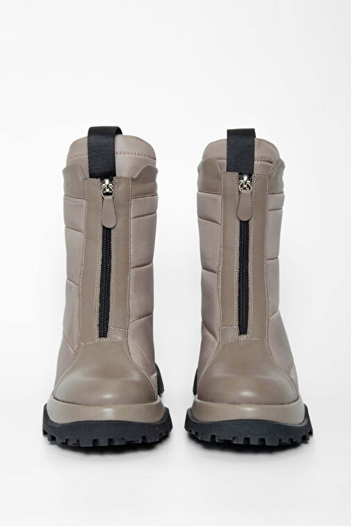 Tamer Tanca Kadın Hakiki Deri Vizon Casual Bot - Görsel 4