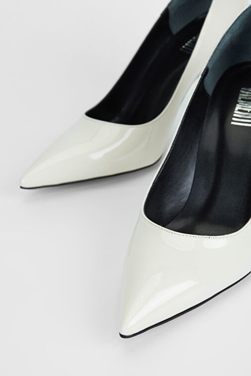Valmenti Kadın Off white rgn Hakiki Deri Topuklu Ayakkabı - Görsel 4