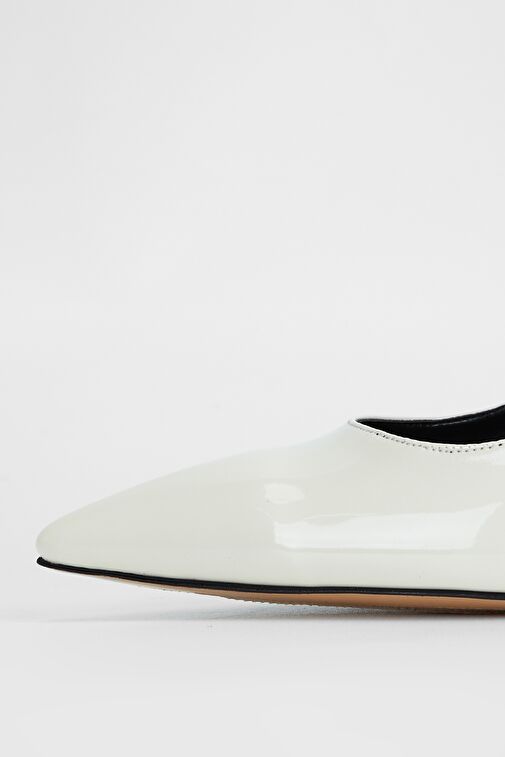 Valmenti Kadın Off white rgn Hakiki Deri Topuklu Ayakkabı - Görsel 5