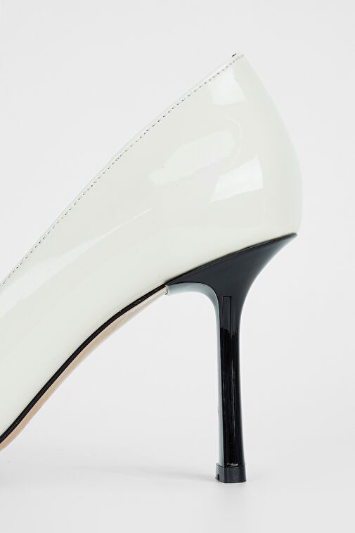 Valmenti Kadın Off white rgn Hakiki Deri Topuklu Ayakkabı - Görsel 6
