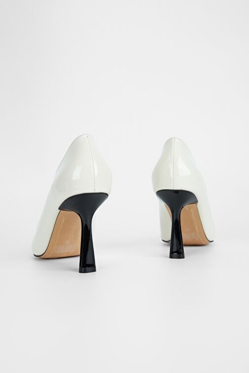 Valmenti Kadın Off white rgn Hakiki Deri Topuklu Ayakkabı - Görsel 7