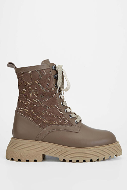 Tamer Tanca Kadın Hakiki Deri Vizon Casual Bot - Görsel 2