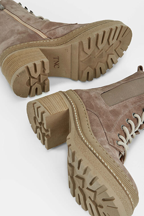 Tamer Tanca Kadın Hakiki Deri Vizon Casual Bot - Görsel 8