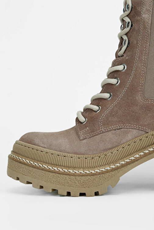 Tamer Tanca Kadın Hakiki Deri Vizon Casual Bot - Görsel 5