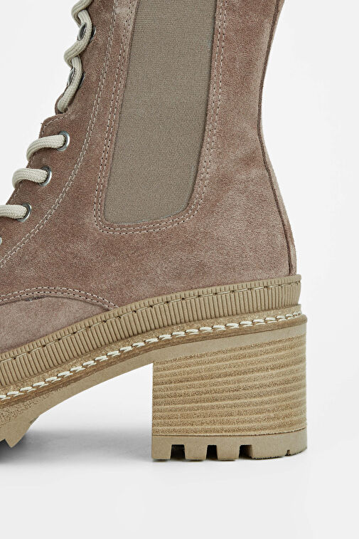 Tamer Tanca Kadın Hakiki Deri Vizon Casual Bot - Görsel 6